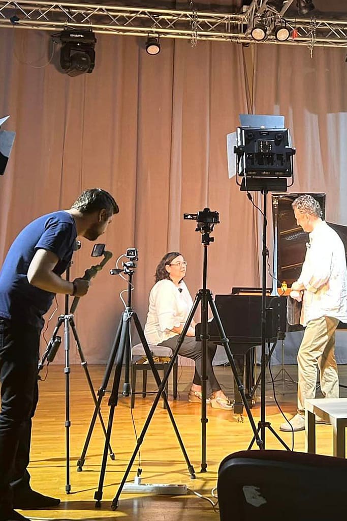 Dialogul Artelor Filmare Podcast Andreea Butnaru si Alexandru Philippide